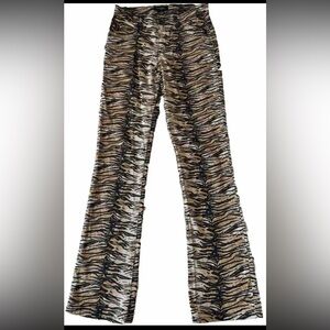 GUESS tiger print jean size 27